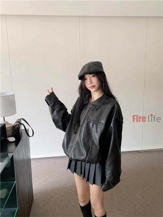 楽天市場】セットアップ レディース レザージャケット プリーツ 