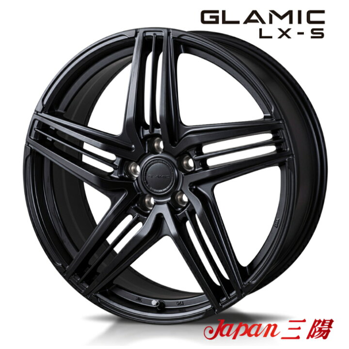 楽天市場】21×8.0J インセット +38 5-114.3ジャパン 三陽 GLAMIC LX-S 