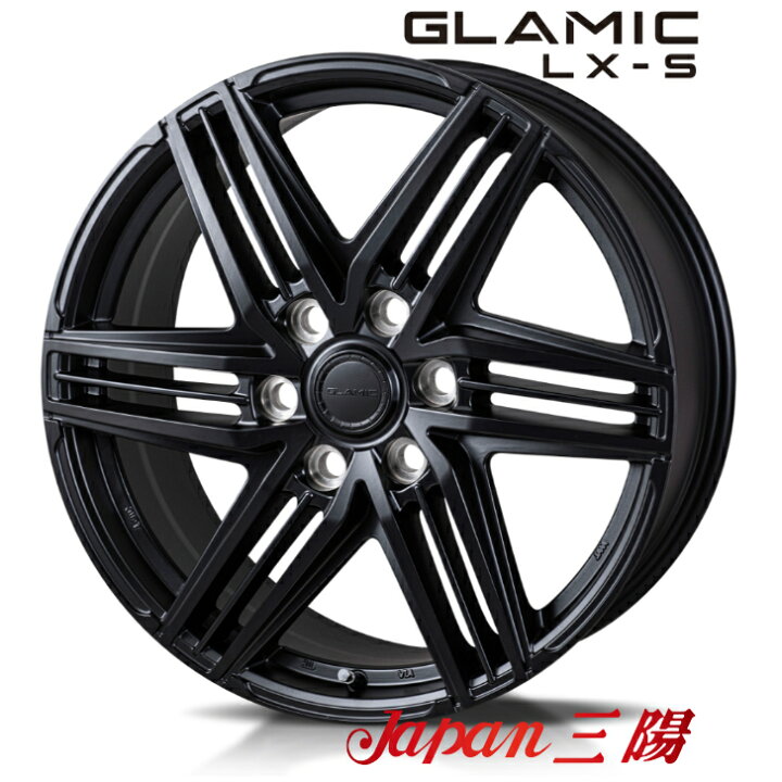楽天市場】20×8.0J インセット +55 6-139.7 ジャパン 三陽 GLAMIC LX-S 
