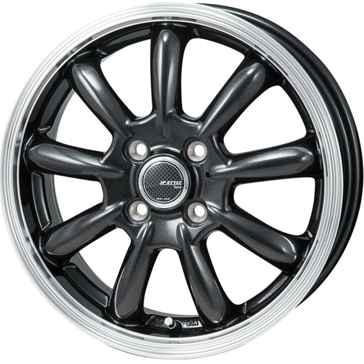 楽天市場】15×5.5J インセット +43 4-100 ホイール 4本モンツァ 