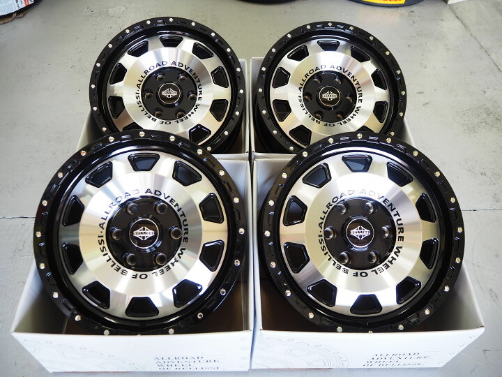 楽天市場】200系ハイエースカスタムサイズBELLISSI D10SS17inch 8.0J + 