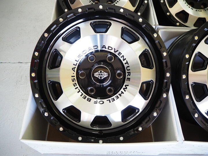 楽天市場】200系ハイエースカスタムサイズBELLISSI D10SS17inch 8.0J + 
