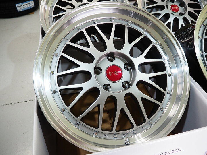 楽天市場】60系プリウスカスタムサイズ深リム メッシュlevanna V10-EX 