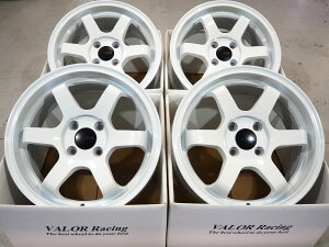 VALOR Racing TS6R@[[VO eB[GXVbNXA[15inch 6.5J +38 4H100zCgVi zC[ 4{Zbg