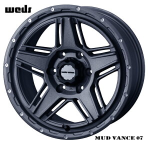 17×6.5J CZbg +38 6-139.7 Vi zC[ 4{TOYOTA 200n nCG[X WAXG[XWeds EFbY MUD VANCE }bh@X 07 O[