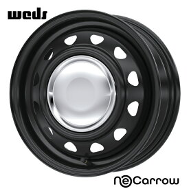 14×4.5J インセット ＋45 8H 100 / 114.3Weds ウェッズ Neo Carrow ネオキャロ 黒ピクシス デイズ N-BOX ワゴンR スペーシアタント ムーヴ フレア eKワゴン アルト ミラ 軽