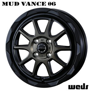 16×6.0J CZbg +40 4H-100 Vi zC[ 4{Weds EFbY MUD VANCE 06 }bh @X ubNCY bL[ ANANXI[o[