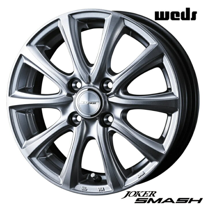 楽天市場】16×6.0J インセット+40 4H100Weds ウェッズ ジョーカー 