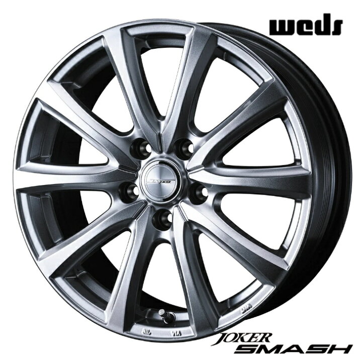 楽天市場】15×6.0J インセット+43 5H114.3Weds ウェッズ ジョーカー 