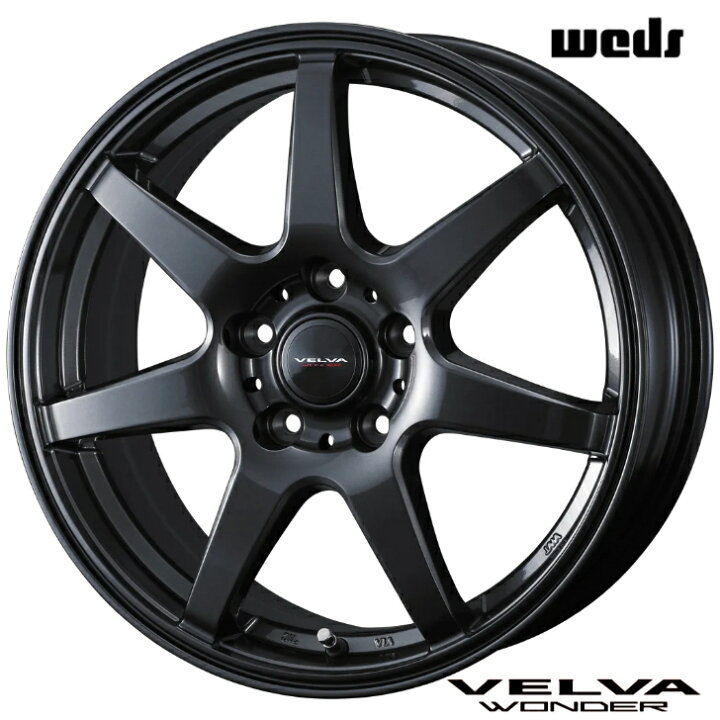 楽天市場】17×7.0J インセット+39 5-114.3 ホイール 4本ウェッズ 