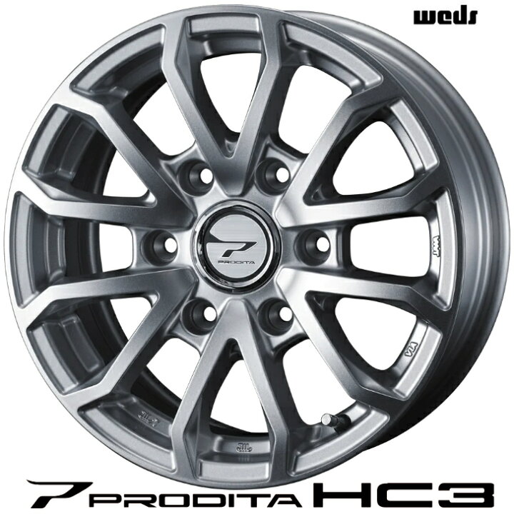 楽天市場】15×5.5J インセット+42 6H 139.7 シルバーWeds ウェッズ 