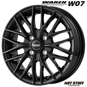 14×4.5J �C���Z�b�g+50 4-100 �z�C�[�� 4�{�z�b�g�X�^�b�t ���@�[���� W07 �u���b�N ���b�V��