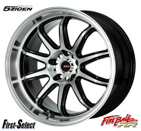 5ZIGEN FIREBALL RRゴジゲン・ファイヤーボールRR18inch 5H114.3 9.5J+25 10.5J+25 ブラックポリッシュフェアレディZ新品ホイール 4本セット法人宛て送料無料