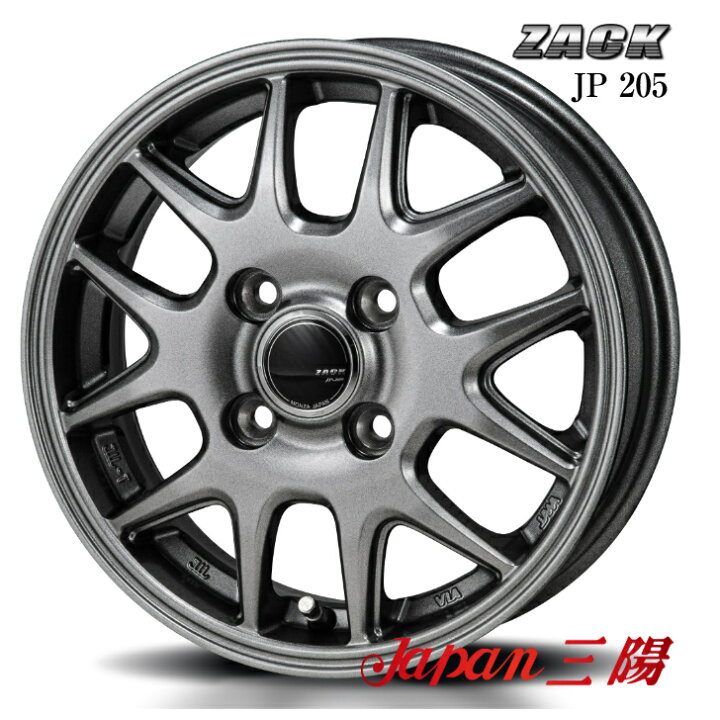 楽天市場】14×4.5J インセット +45 4-100 新品 ホイール 4本タント 
