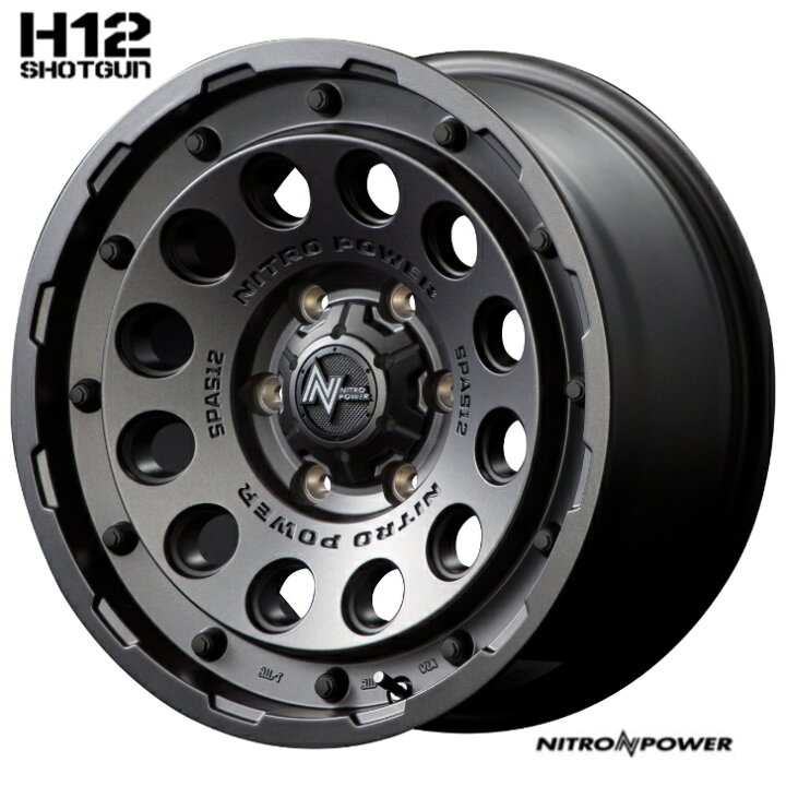 楽天市場】15×6.0J インセット +33 6-139.7 新品 ホイール 4本MID 