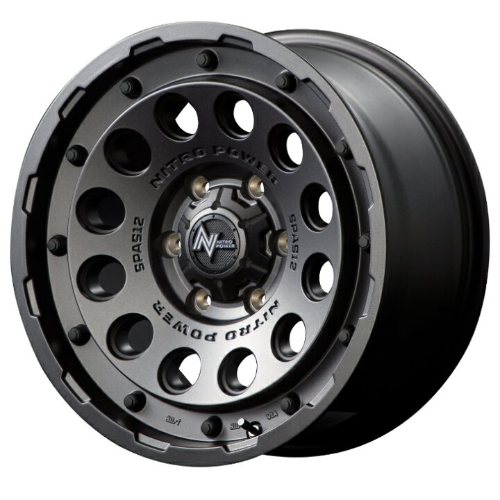 楽天市場】15×6.0J インセット +33 6-139.7 新品 ホイール 4本MID 