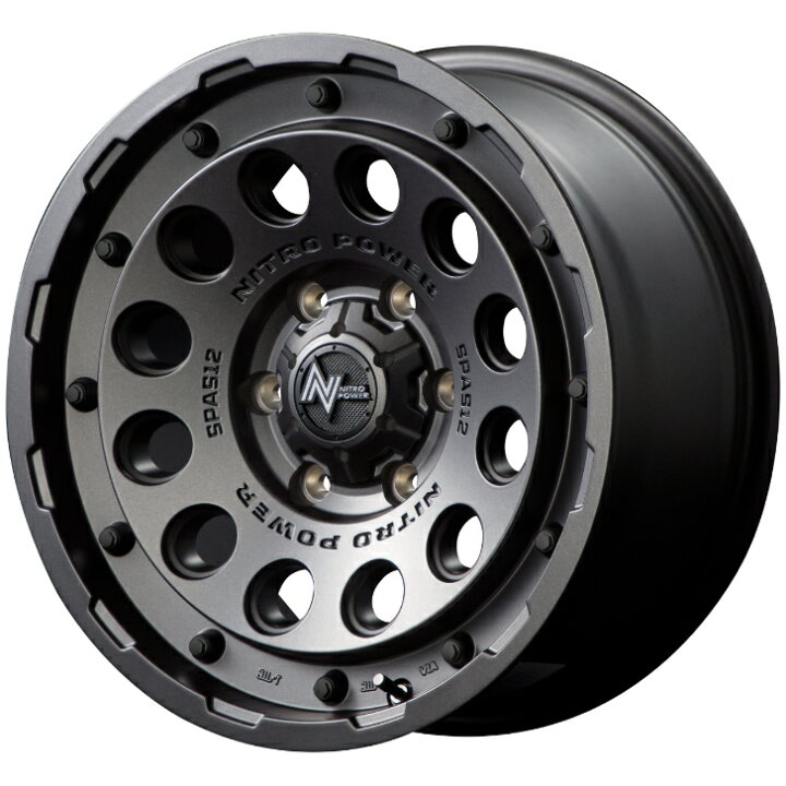 楽天市場】17×8.0J インセット +20 6-139.7 新品 ホイール 4本MID 