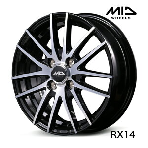 12×3.50B CZbg+42 4-100 Vi zC[ 4{}JT[rX MID WHEELS RX14 ubNLB GB N-VAN nC[bg y