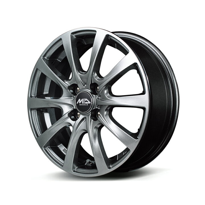 楽天市場】16×6.0J インセット +42 4-100 新品 ホイール 4本ライズ 