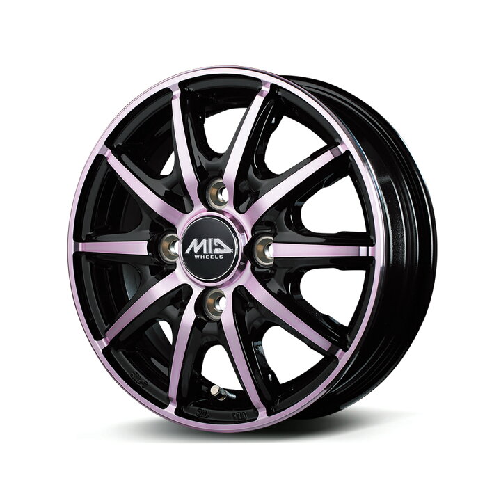 楽天市場】14×4.5J インセット ＋45 4-100 新品 タイヤ ホイールマルカ 