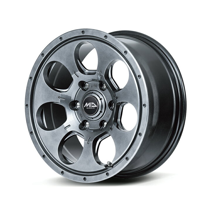 楽天市場】17×7.5J インセット +25 6-139.7新品 ホイール 4本 