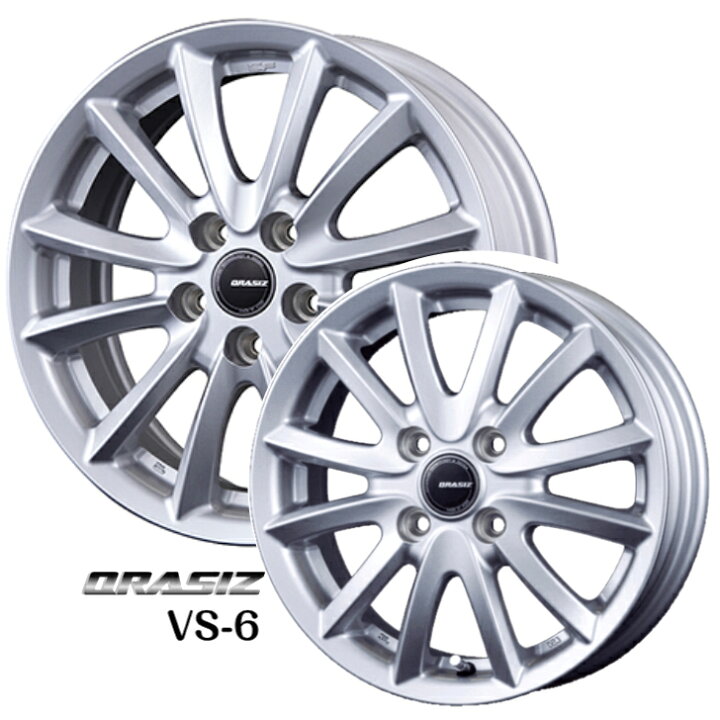 楽天市場】16インチ 16×6.5J 5-114.3 インセット +53 シルバーノア 