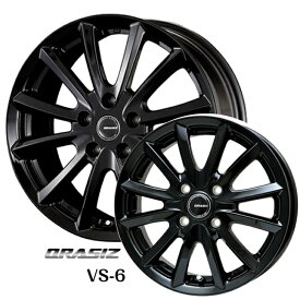 15インチ 15×6.0J 5-100 インセット +45 ブラックプリウス カルディナ ウイッシュ インプレッサ KIT ケイアイティ ジャパン クレイシズ VS6