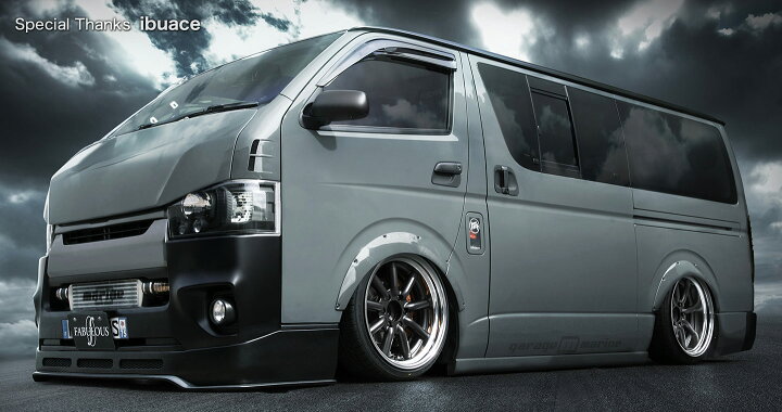 楽天市場】200系 ハイエース 深リム カスタムサイズFABULOUS BARONE MC 