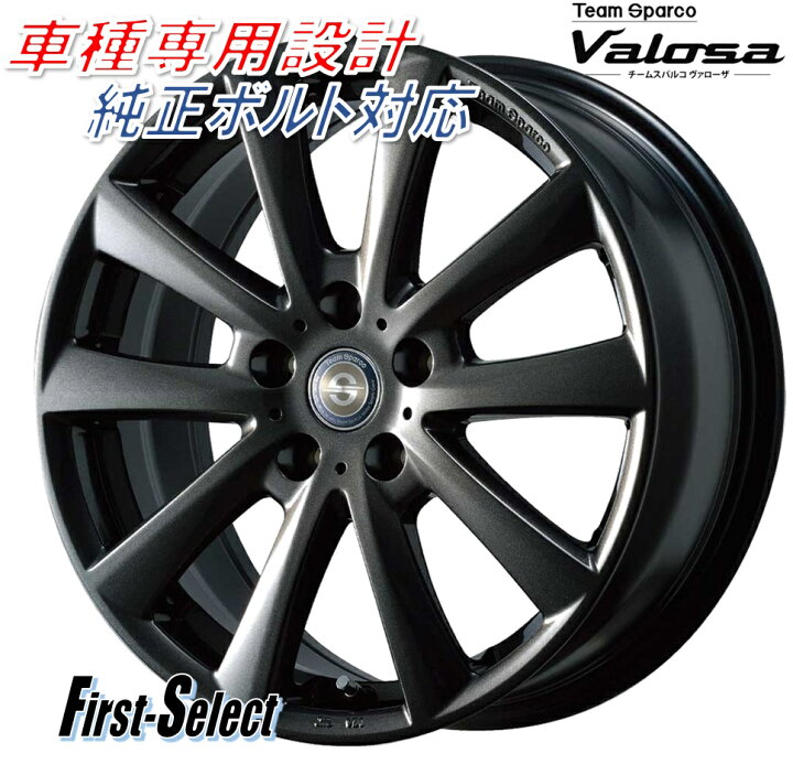 楽天市場】Team Sparco Valosaチームスパルコ・ヴァローザ18inch 7.5J 