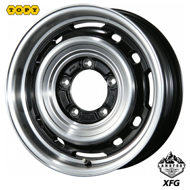 楽天市場】16×5.5J インセット +20 5-139.7 16インチ 新品 ブラック 