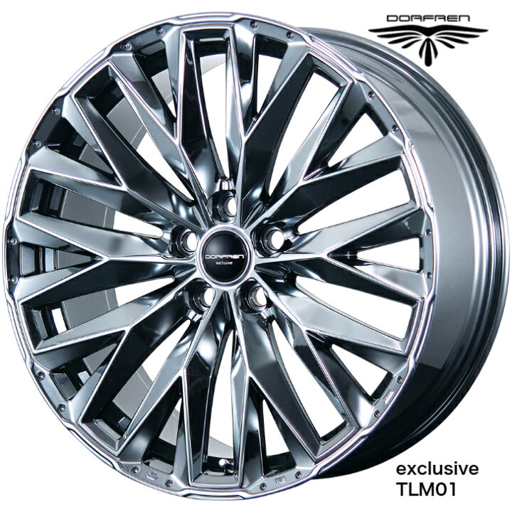 楽天市場】アルファード ヴェルファイア 40系19×8.0J インセット +40 5 