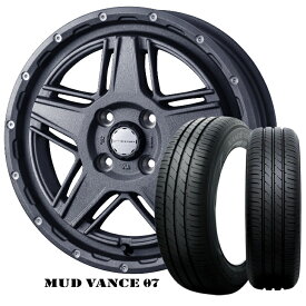 14×4.5J インセット +45 4H-100 4本 グレー155/55R14 69V 新品 サマータイヤ ホイール セットWeds ウェッズ MUD VANCE 07 マッド ヴァンスTOYO TIRES トーヨー NANOENERGY3 ナノエナジーバモス モコ ekワゴン アルト ワゴンR ミラ ミニカ 等