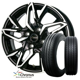 14×4.5J インセット +45 4H-100 4本 ブラック155/55R14 69V 新品 サマータイヤ ホイール セットHOT STUFF ホットスタッフ クロノス CH-112TOYO TIRES トーヨー NANOENERGY3 ナノエナジーバモス モコ ekワゴン アルト ワゴンR ミラ ミニカ 等