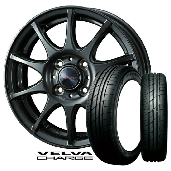 楽天市場】14×4.5J インセット +45 4H-100 メタル 4本155/65R14 75H 