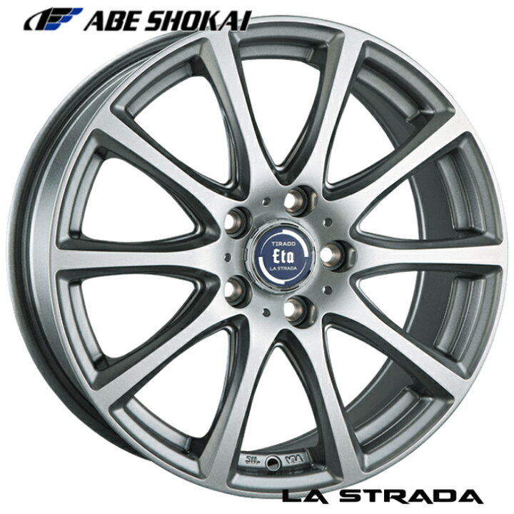 楽天市場】16×6.0J インセット+40 5-100 新品 ホイール 4本阿部商会 ラ 