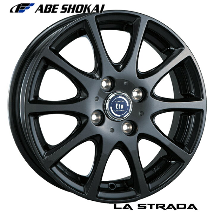 美品 バリ溝】ラ・ストラーダ ティラードETA 14in 5J 35 PCD100 
