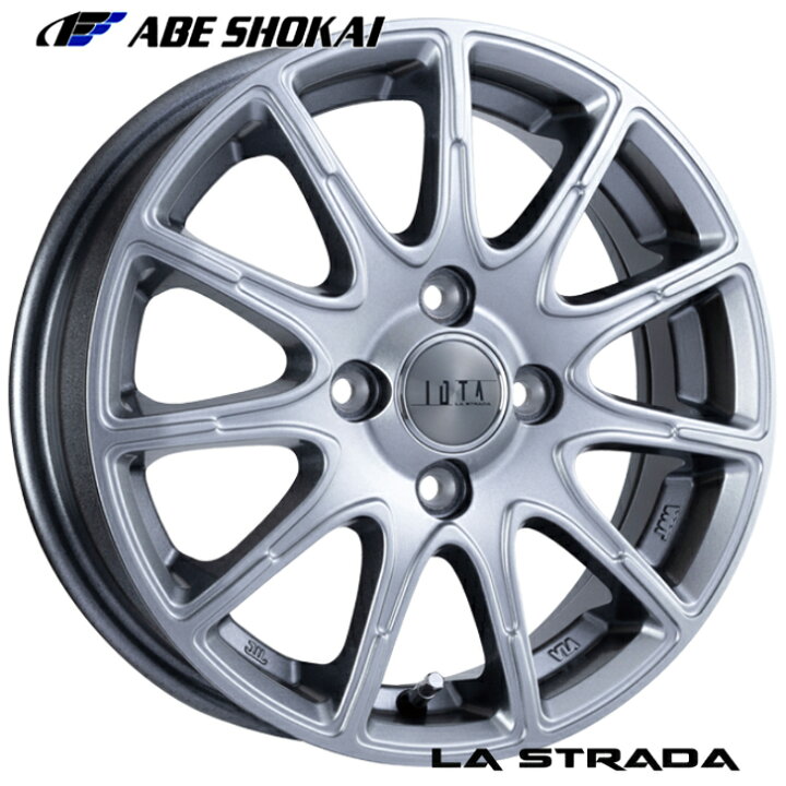 楽天市場】15×4.5J インセット+45 4-100 新品 ホイール 4本阿部商会 ラ 