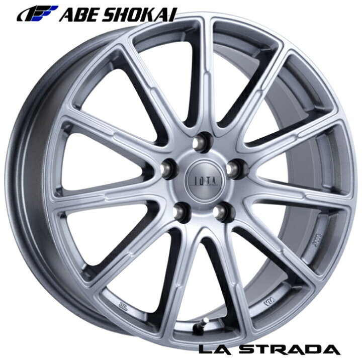 楽天市場】16×6.5J インセット+48 5-100 新品 ホイール 4本阿部商会 ラ  