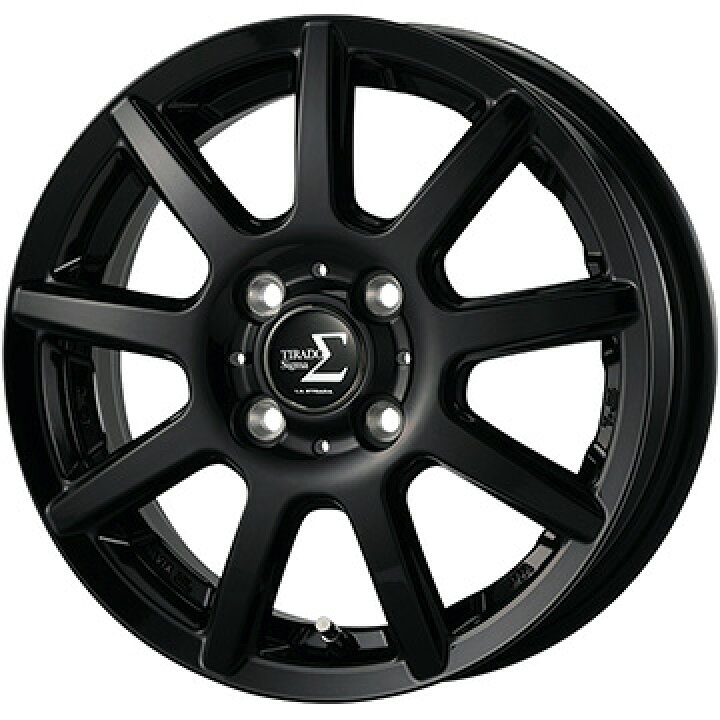 楽天市場】12×3.50B インセット＋45 4-100 新品 ホイール 4本阿部商会 