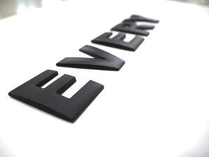 EVERY エブリー 3D アルファベット ロゴ パーツ立体的 ロゴ マット ブラック ドレスアップ エンブレム