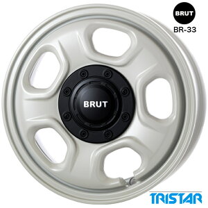 ^EG[X14×4.5J CZbg+43 5-114.3 zCg gCX^[ u[g BRUT BR-33 Vi zC[ 4{