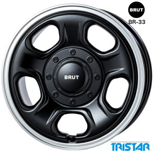 200n nCG[X16×6.5J CZbg+38 6-139.7 ubN gCX^[ u[g BRUT BR-33 Vi zC[ 4{