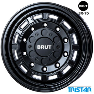 200n nCG[X16×6.5J CZbg+38 6-139.7 ubN gCX^[ u[g BRUT BR-70 Vi zC[ 4{