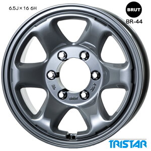 16×6.5J CZbg+25 6-139.7 O[ DFgCX^[ u[g BRUT BR-44 Vi zC[ 4{