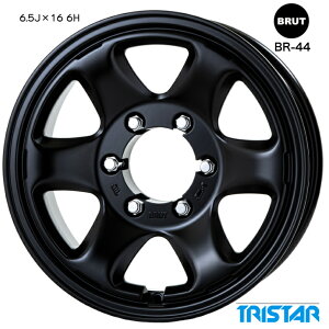 16×6.5J CZbg-5 6-139.7 ubN gCX^[ u[g BRUT BR-44 Vi zC[ 4{
