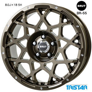 JEEP O[ JK/JL Oh`FL[ WK/WL18×8.0J CZbg+43 5-127 S[h bV gCX^[ u[g BRUT BR-55 Vi zC[ 4{