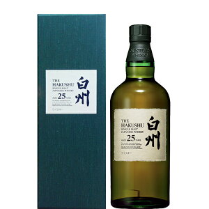 【安心のサントリー正規入荷!】【新デザイン!】 サントリー 白州25年 シングルモルトウイスキー 43度 700ml(メーカー純正ギフトBOX入り)