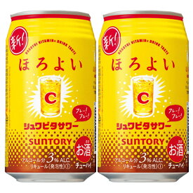 サントリー　ほろよい　シュワビタサワー　3％　350ml(1ケース/24本入り)(3)○