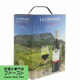 ラ・クロワザード　クラシック　メルロー　赤　3000ml(BIB・バッグインボックス・紙パック)(正規輸入品)(10-1129)