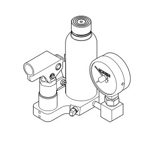 ���쐻�쏊(EAGLE �C�[�O��) ���͌v�t�_���}�W���b�L(�u�j��) (���^���FED-25-PG-75H-25) D-030-PGH